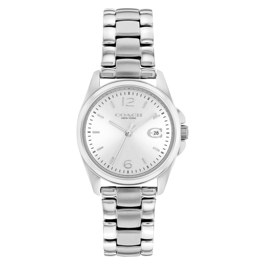 Coach Stainless Steel Silver White Dial Women's Watch - 14503906