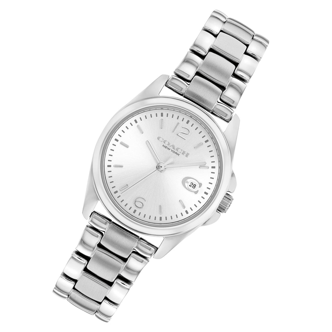 Coach Stainless Steel Silver White Dial Women's Watch - 14503906