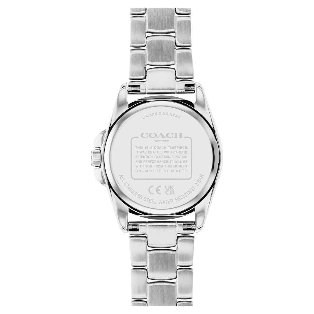 Coach Stainless Steel Silver White Dial Women's Watch - 14503906