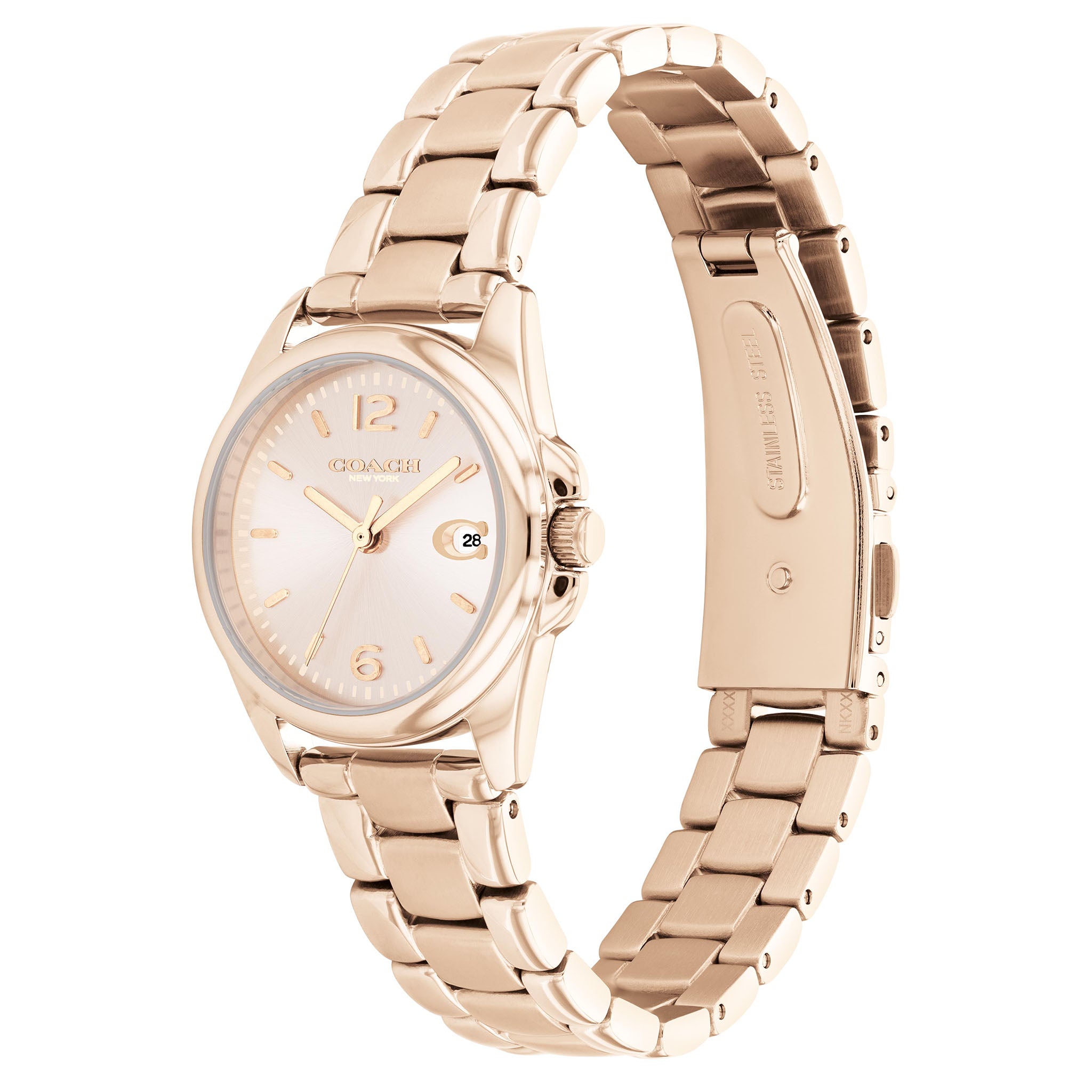 Coach Carnation Gold Steel Women's Watch - 14503908