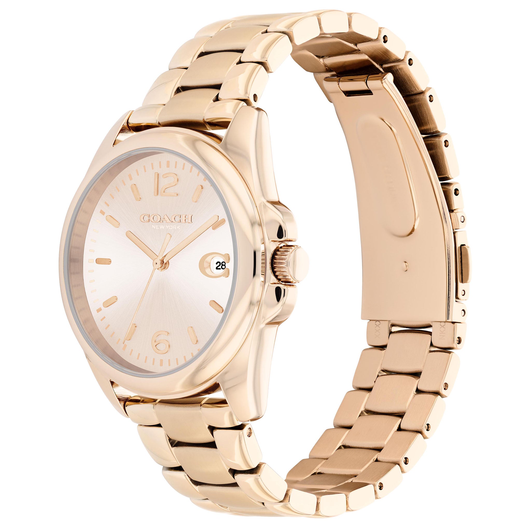 Coach Carnation Gold Steel Women's Watch - 14503912