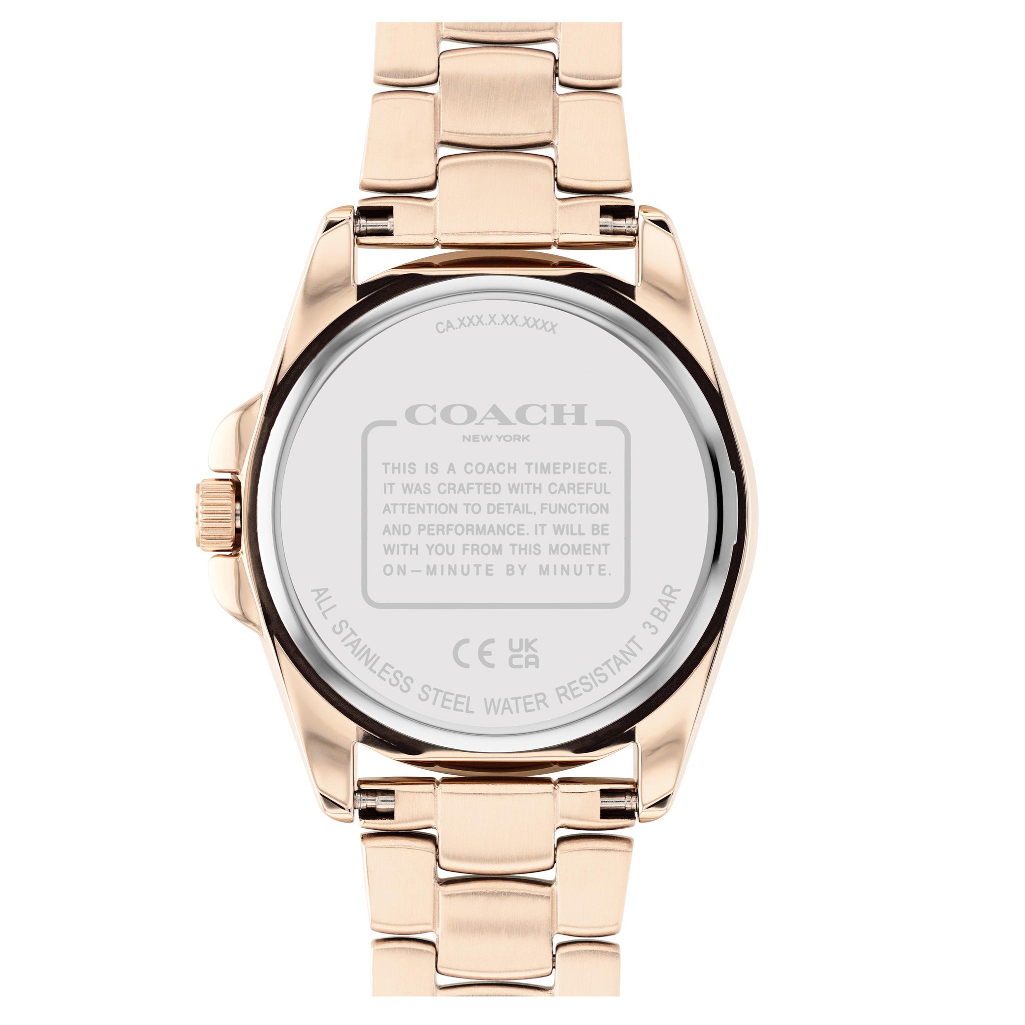 Coach Carnation Gold Steel Women's Watch - 14503912