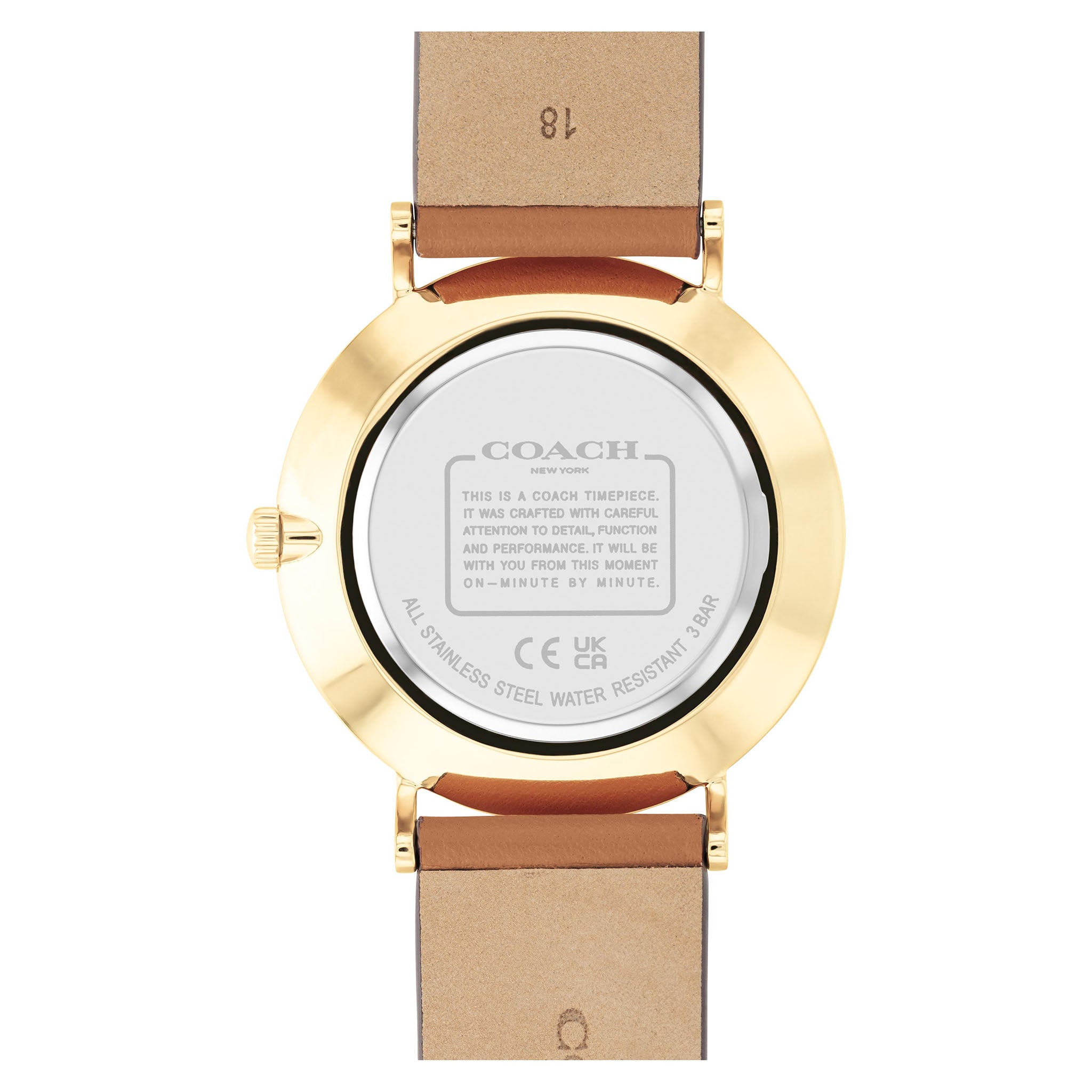 Coach Perry Brown Leather Multi-colour Dial Women's Watch - 14503974