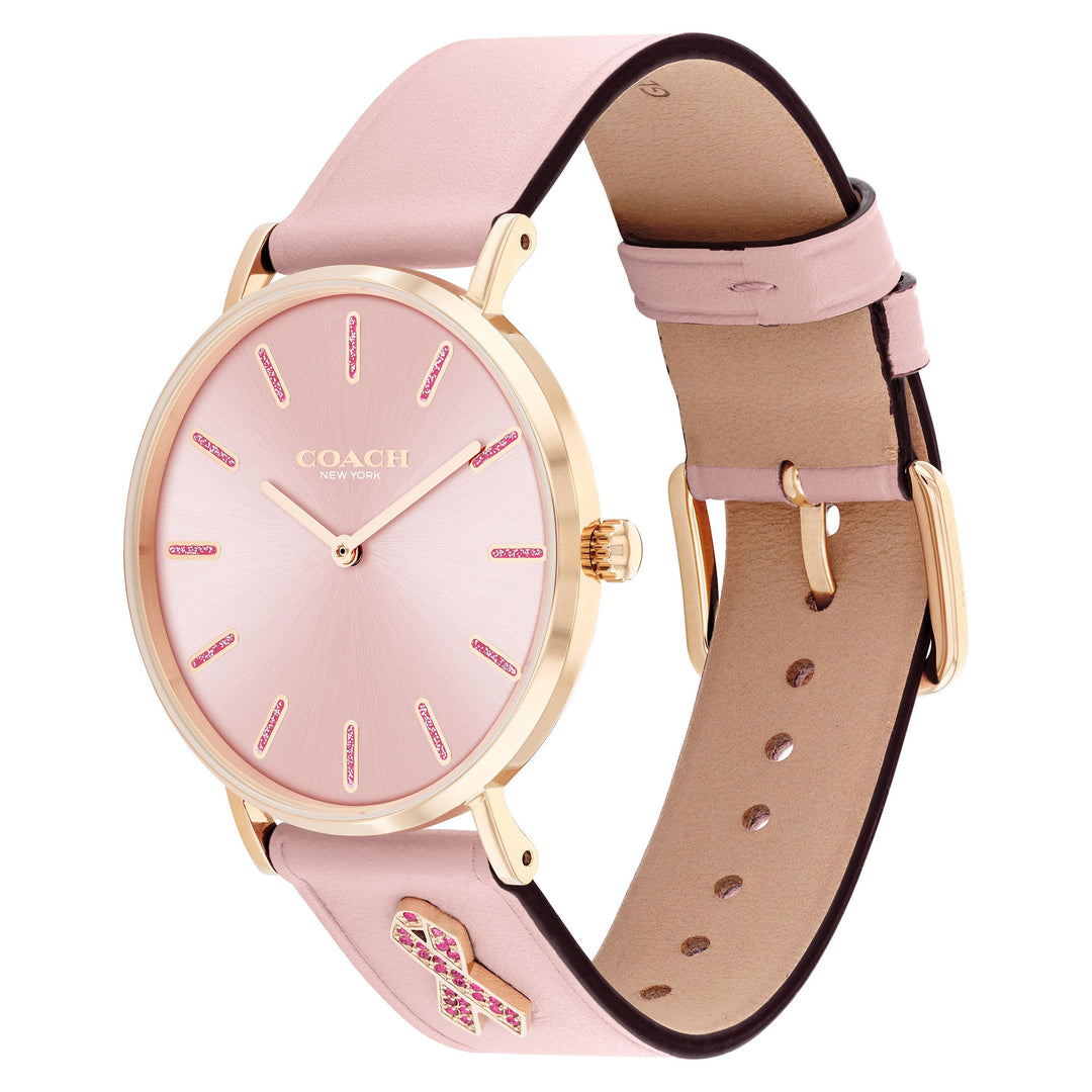 Coach Pink Leather Women's Watch - 14503976