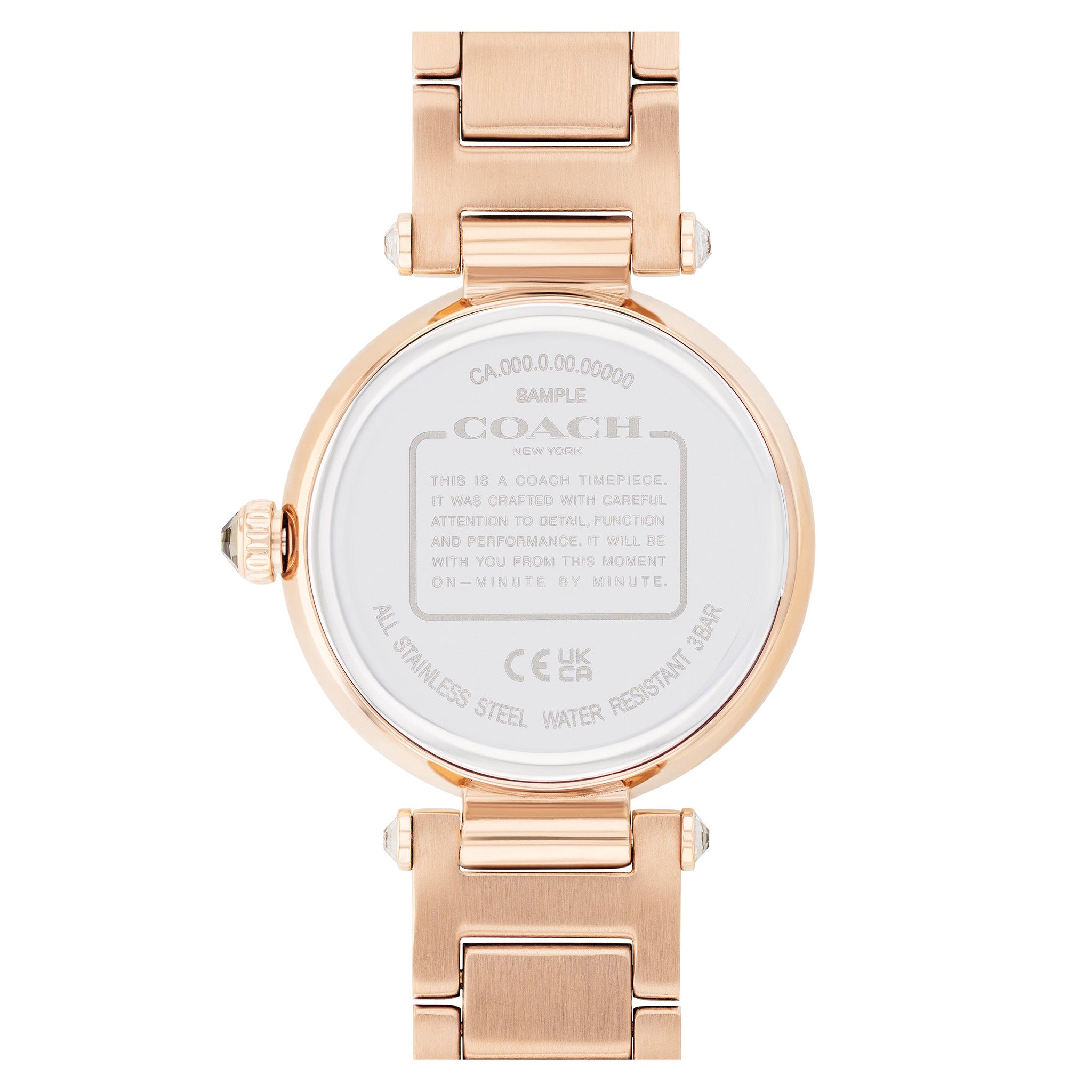 Coach Carnation Gold Steel with Crystal Women's Watch - 14503994