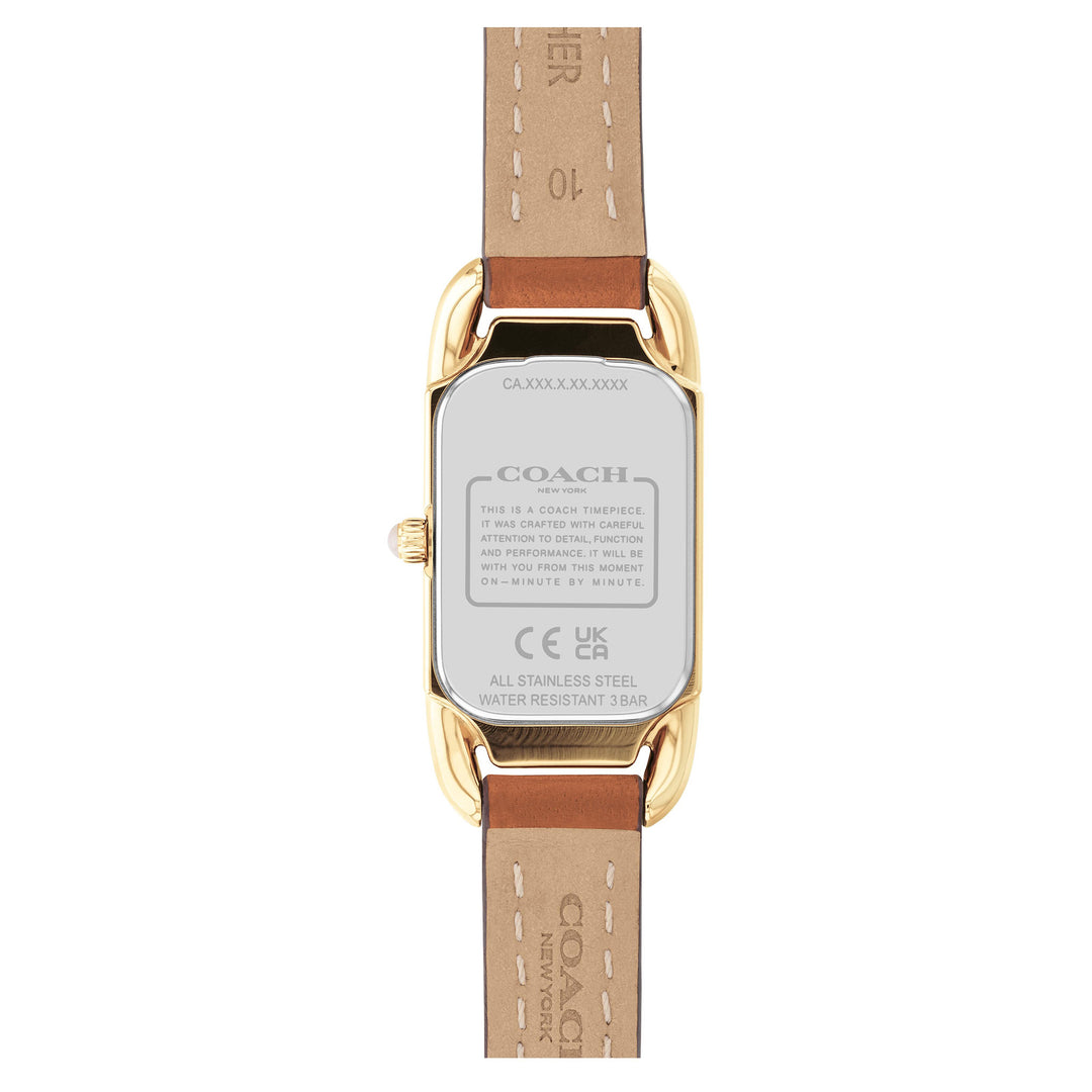 Coach Canyon Leather Band Ivory Mother of Pearl Dial Women's Watch - 14504029