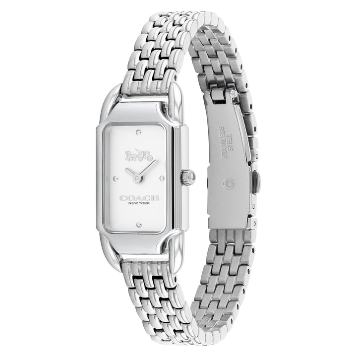 Coach Cadie Stainless Steel Silver White Dial Women's Watch - 14504035