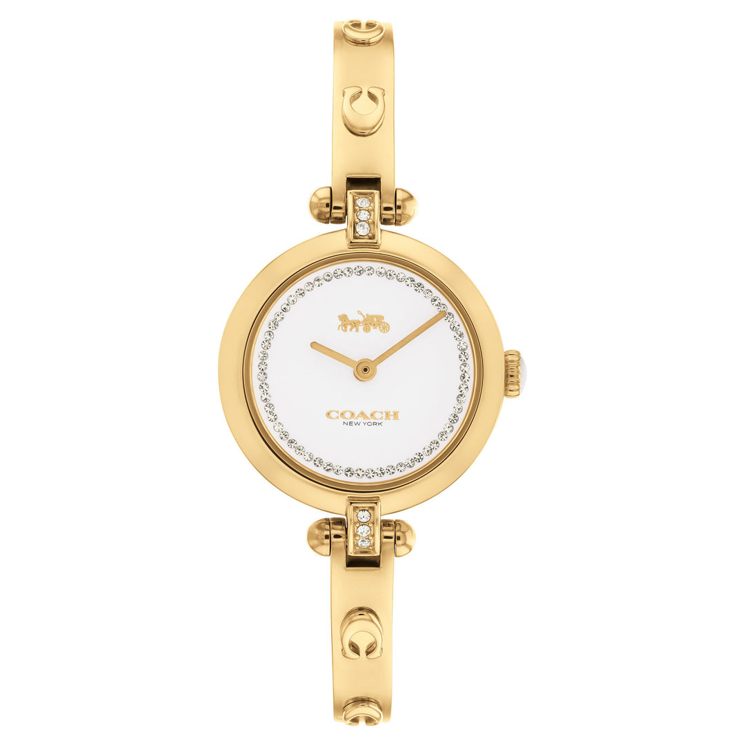 Coach Gold-Tone Bangle White Dial Women's Watch - 14504082