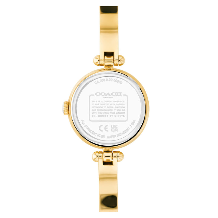 Coach Gold-Tone Bangle White Dial Women's Watch - 14504082