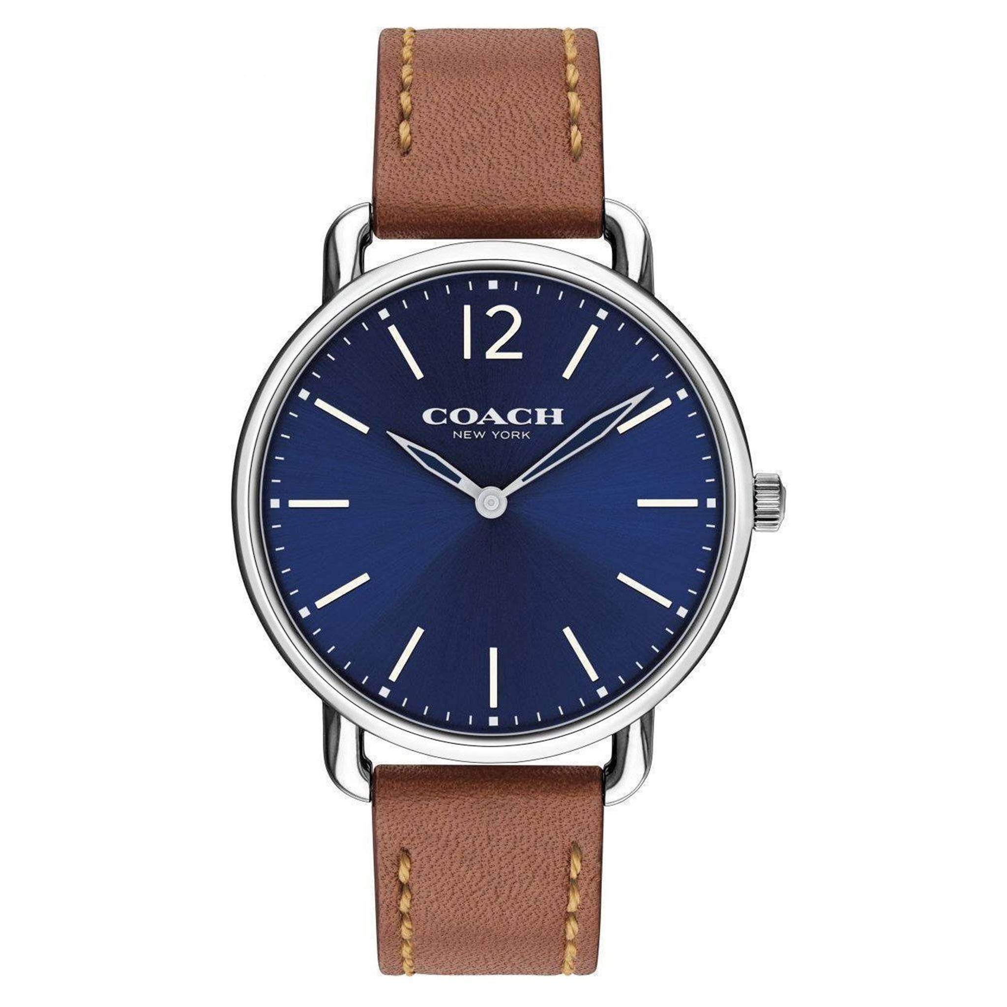 Coach  Slim Leather Men's Watch - 14602345