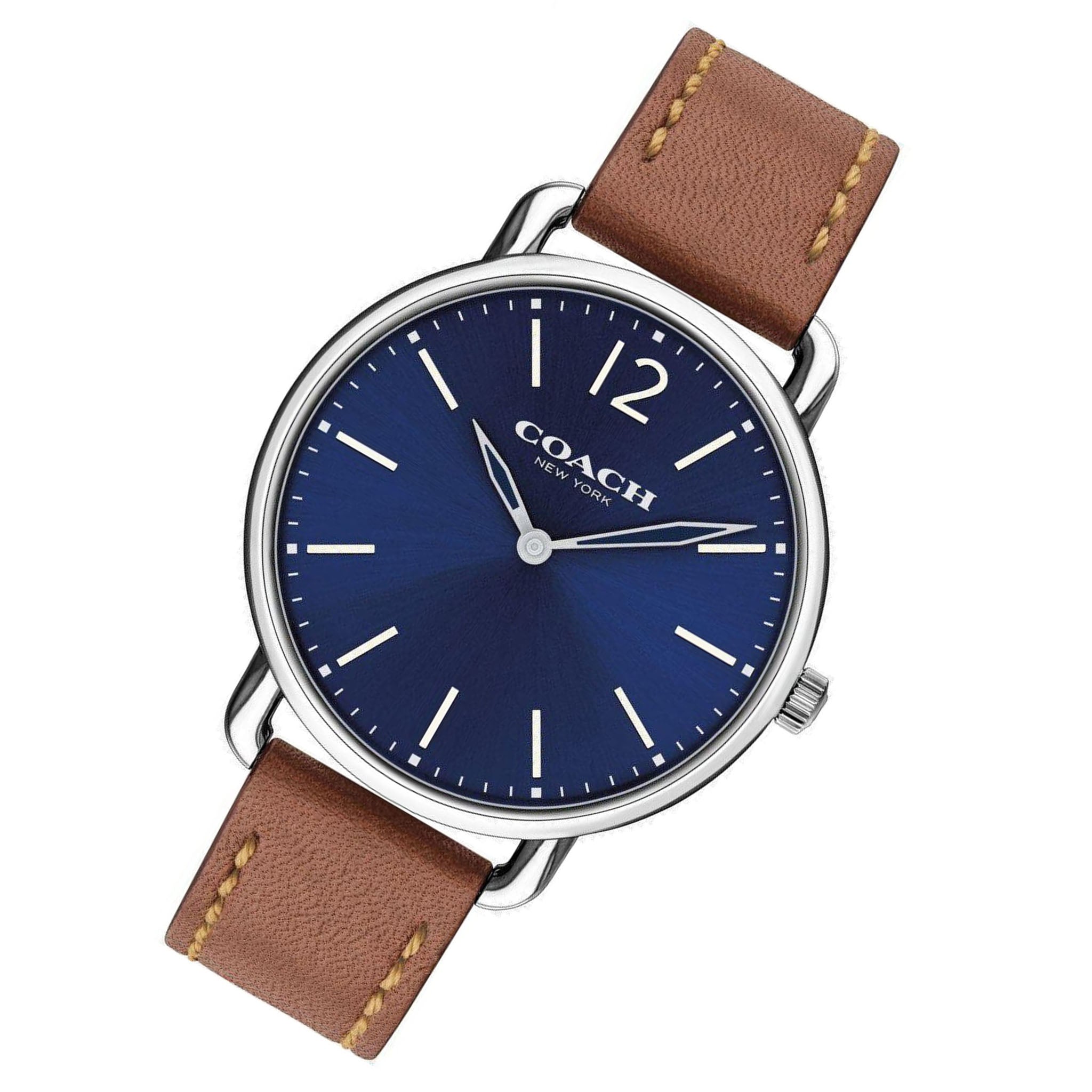 Coach  Slim Leather Men's Watch - 14602345