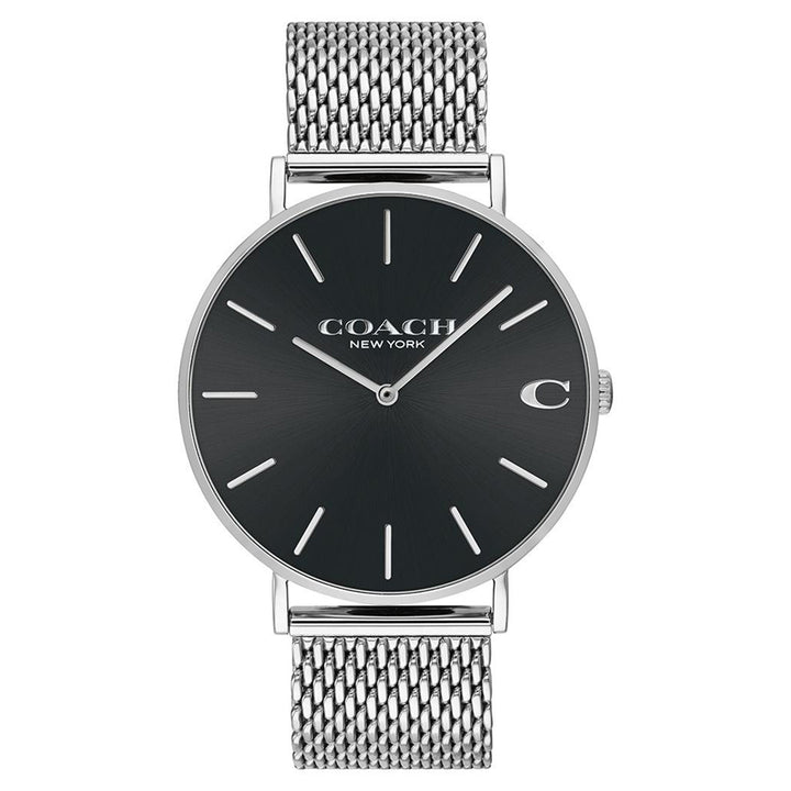 Coach Charles Stainless Steel Mesh Men's Watch - 14602144