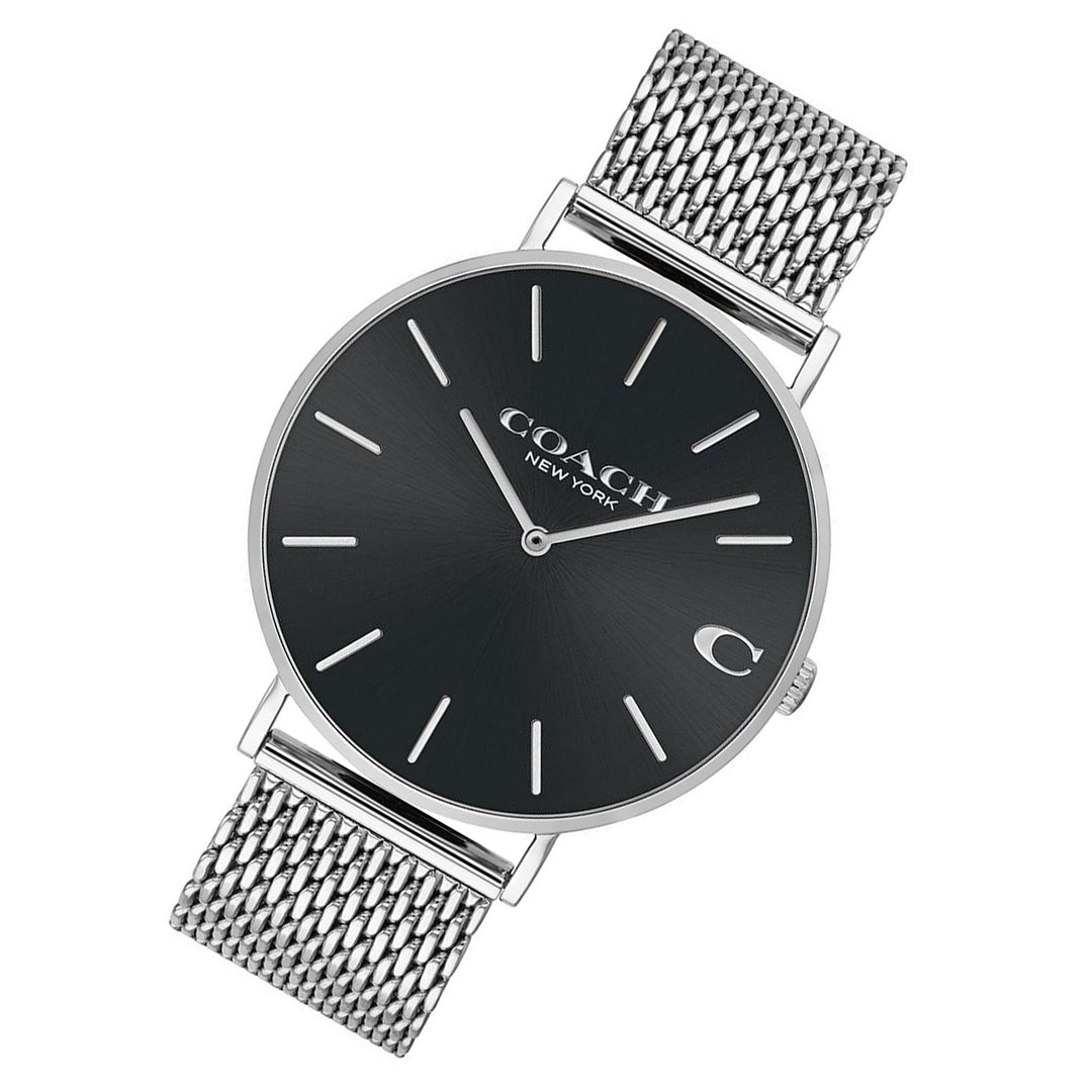 Coach Charles Stainless Steel Mesh Men's Watch - 14602144