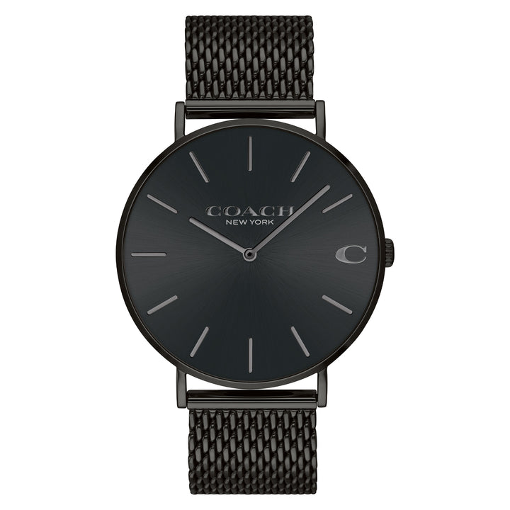 Coach Charles Black Mesh Men's Watch - 14602148