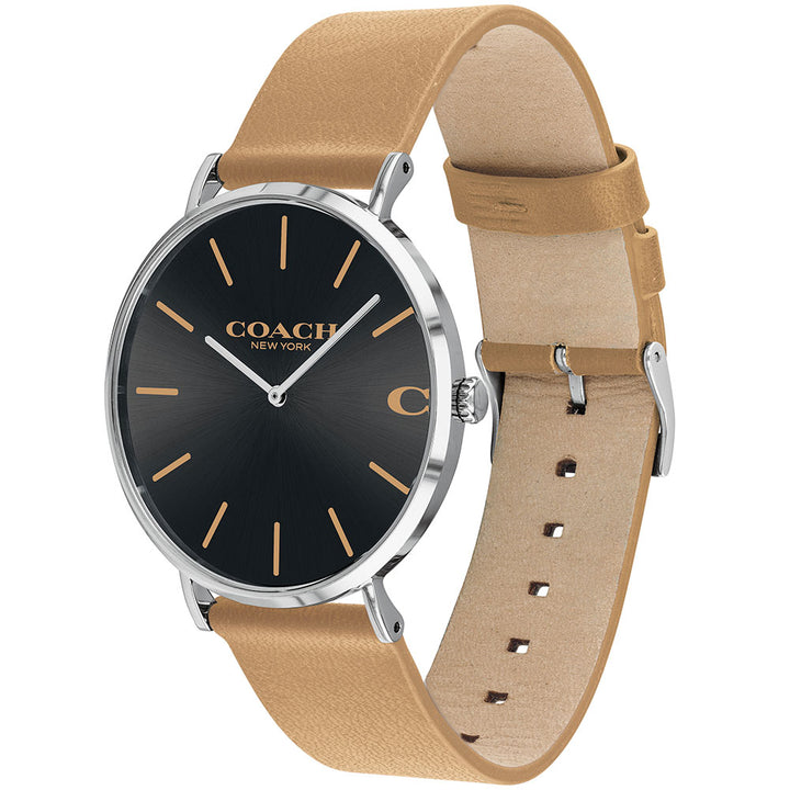 Coach Charles Classic Leather Men's Watch - 14602155
