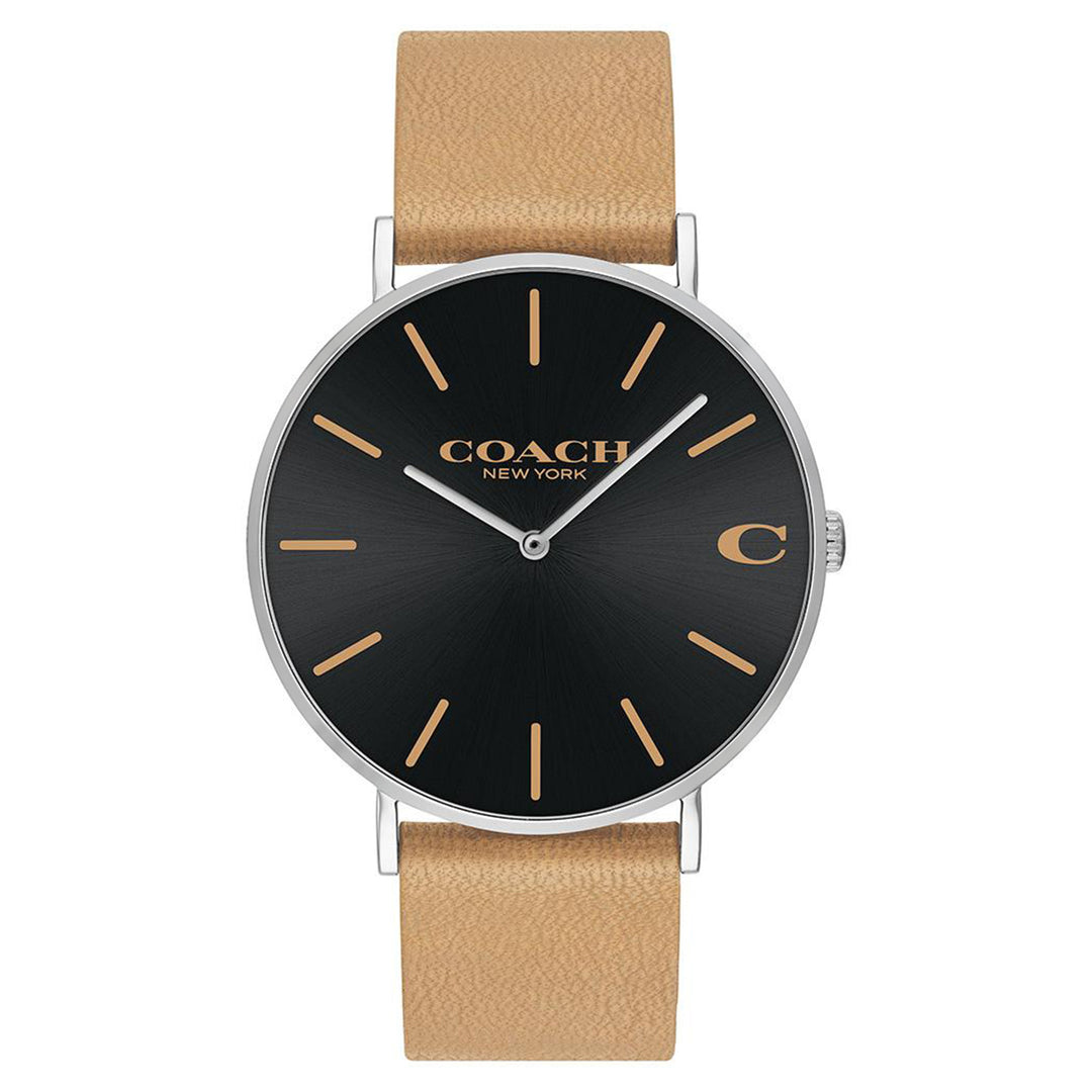 Coach Charles Classic Leather Men's Watch - 14602155