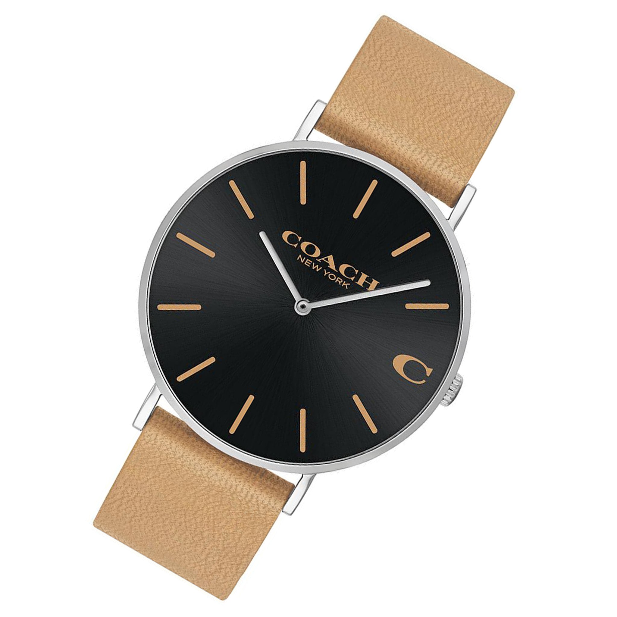 Coach Charles Classic Leather Men's Watch - 14602155