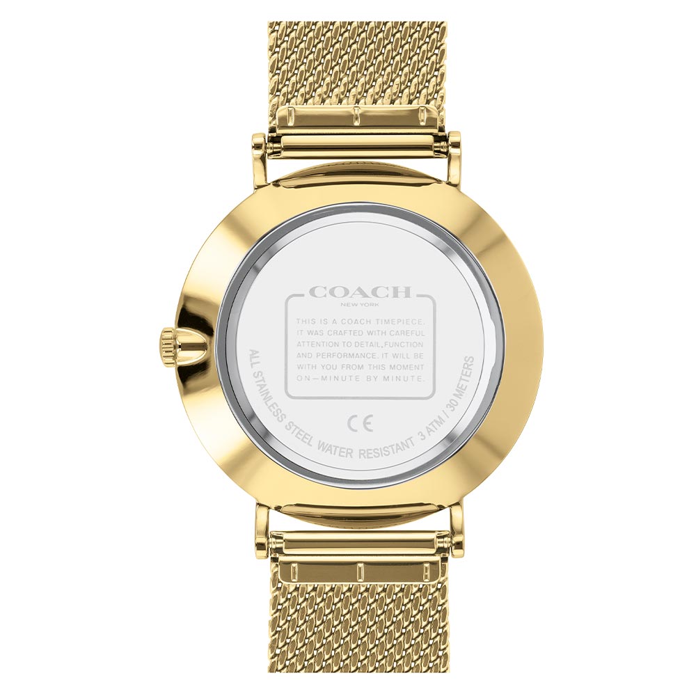 Coach Charles Gold Mesh Men's Watch - 14602428