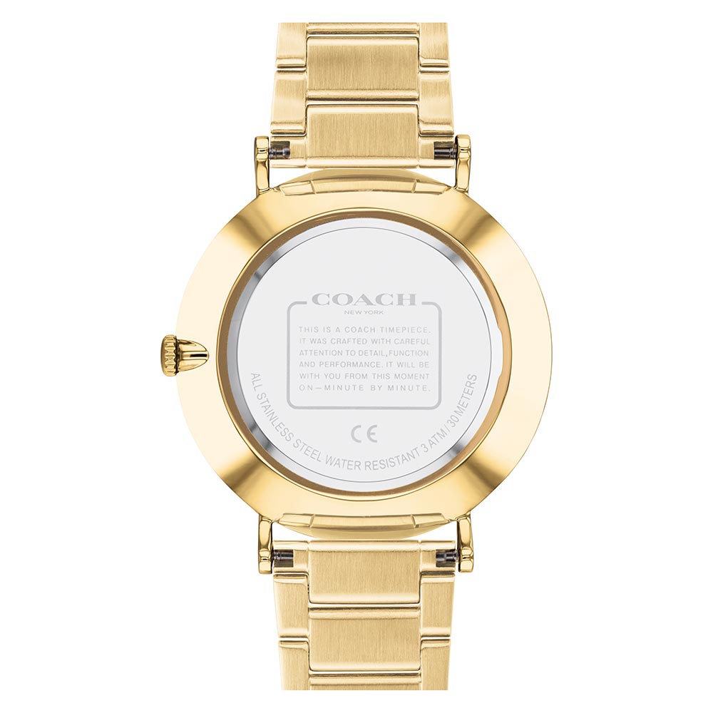 Coach Charles Gold Steel Men's Watch - 14602430