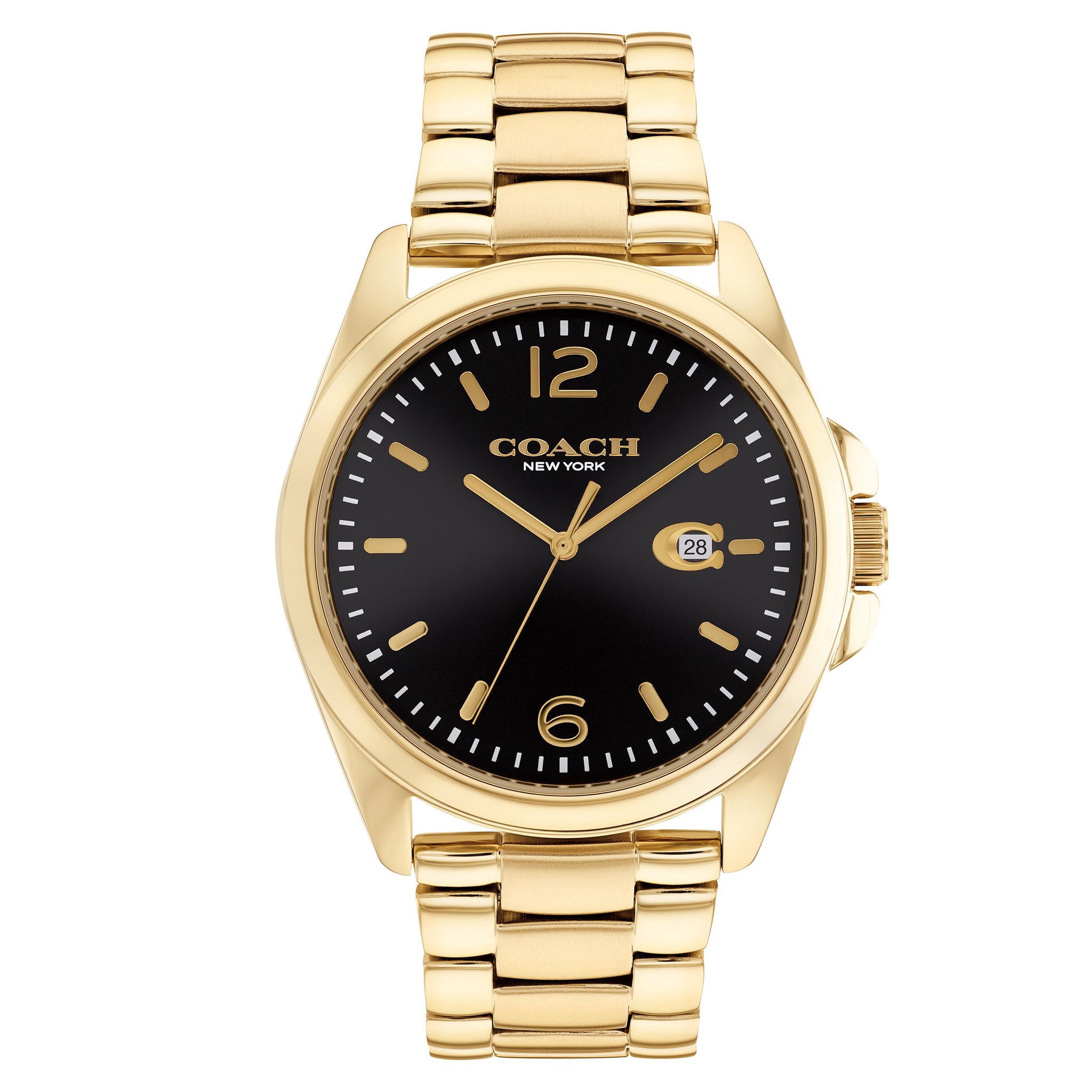 Coach men's gold watches new arrivals