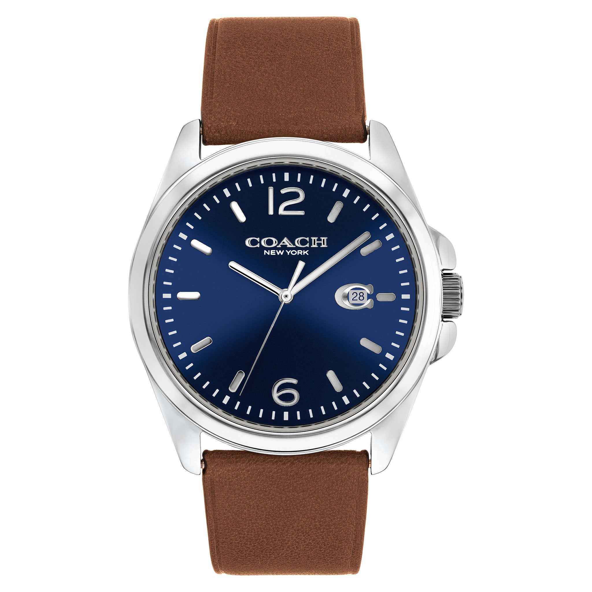 Coach leather watch hotsell