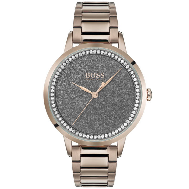 Hugo Boss Stainless Steel Crystal Studded Women's Watch - 1502463