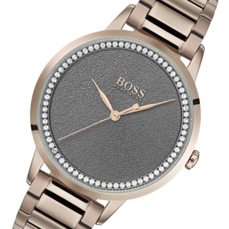 Hugo Boss Stainless Steel Crystal Studded Women's Watch - 1502463