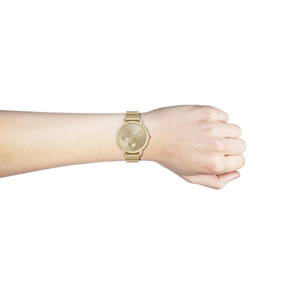Hugo Boss Infinity Gold Steel Ladies Multi-function Watch - 1502520