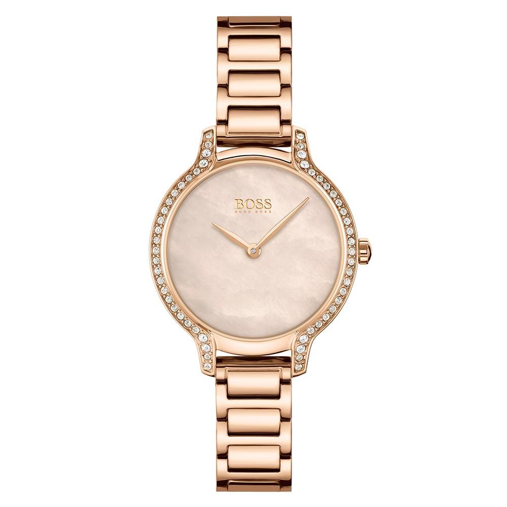 Hugo Boss Gala Carnation Gold Steel Women's Watch - 1502556
