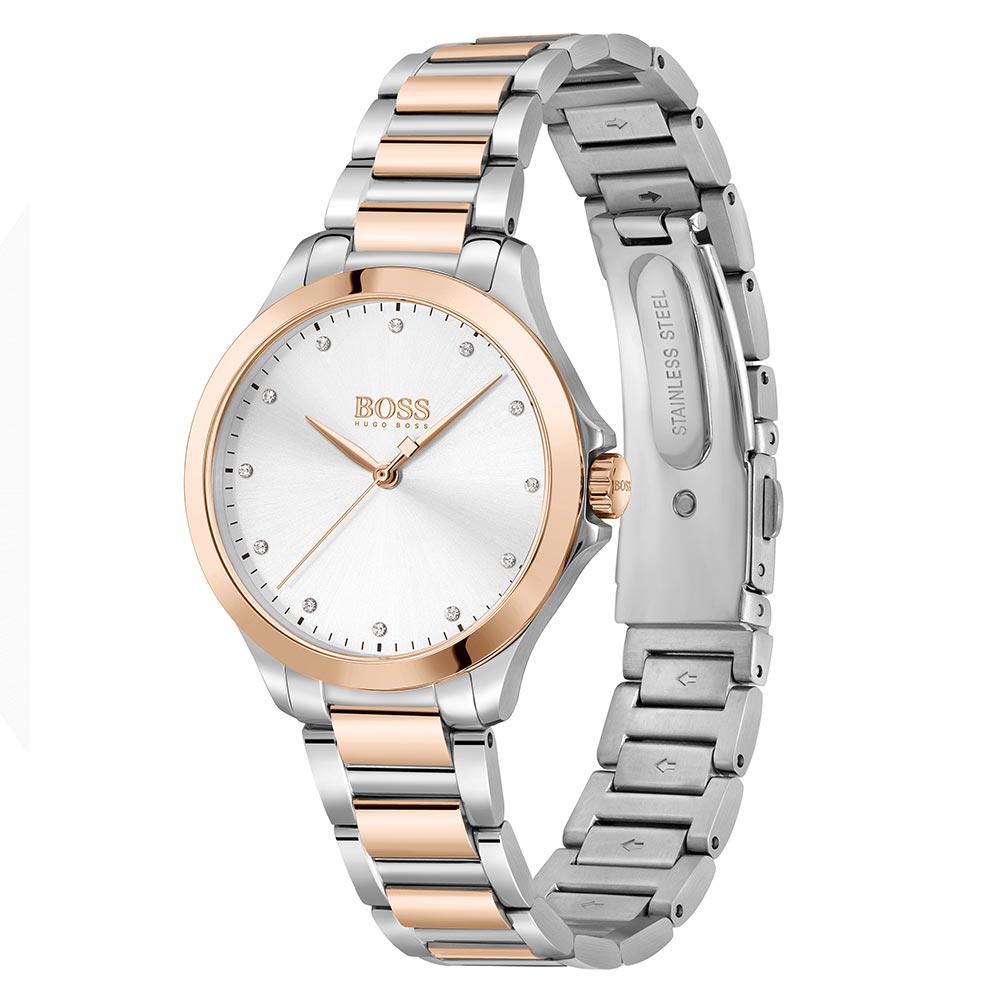 Hugo Boss Grace Two-Tone Stainless Steel Women's Watch - 1502577