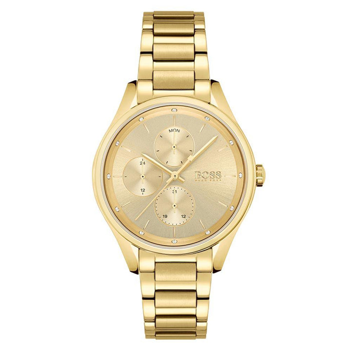 Hugo Boss Gold Steel Women's Multi-function Watch - 1502584