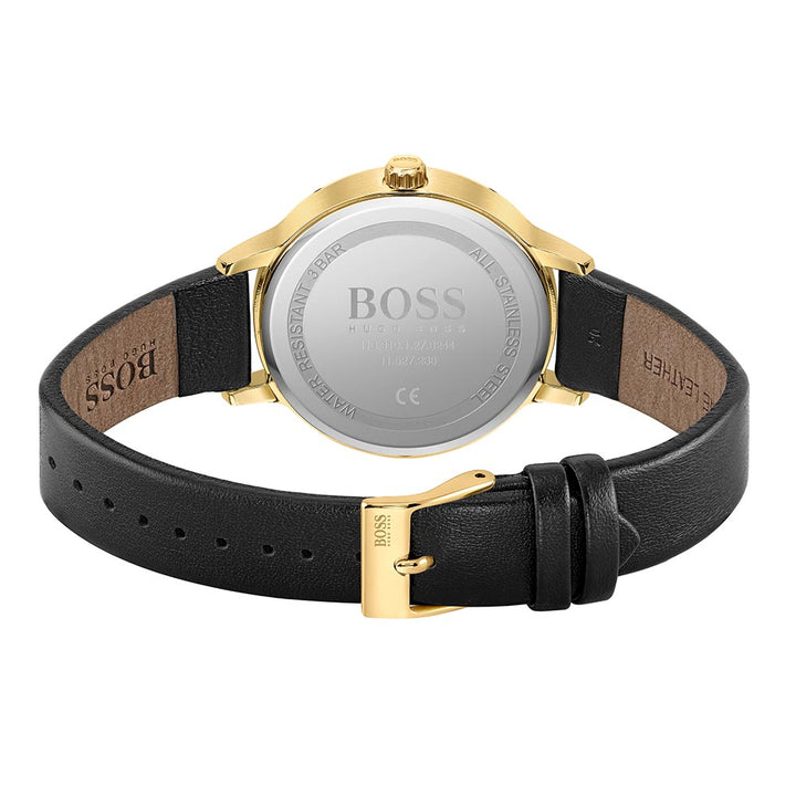 Hugo Boss Classic Black Leather Women's Watch - 1502595