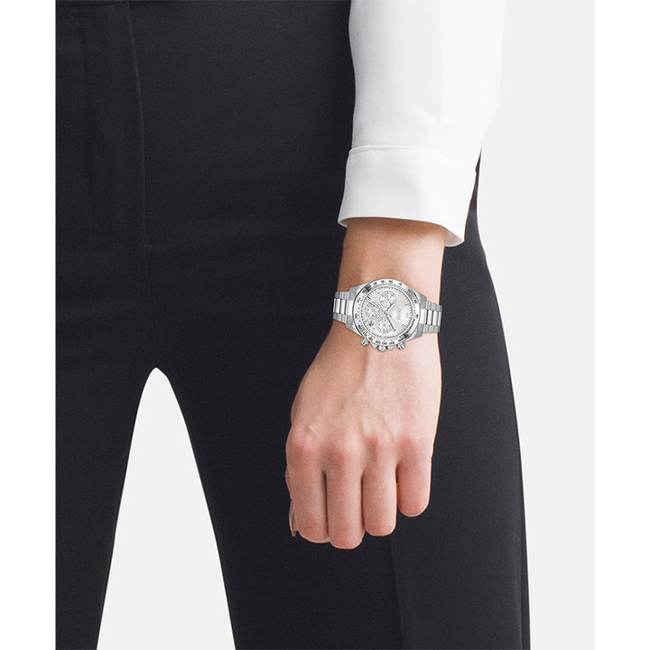 Hugo Boss Stainless Steel Silver White Dial Women's Watch - 1502616