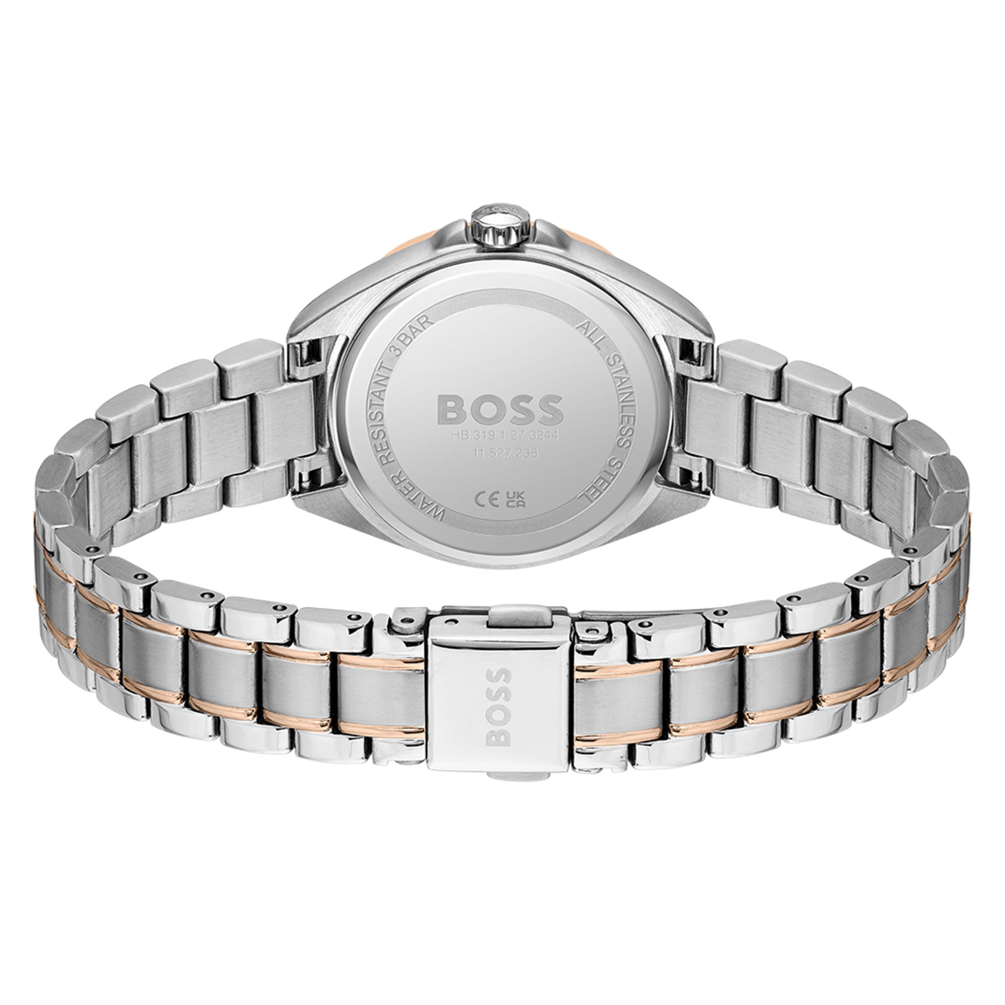 Hugo Boss Stainless Steel Camel Dial Women's Watch - 1502622