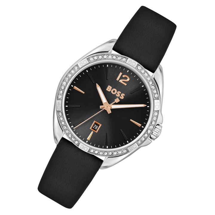 Hugo Boss Black Leather Women's Watch - 1502624