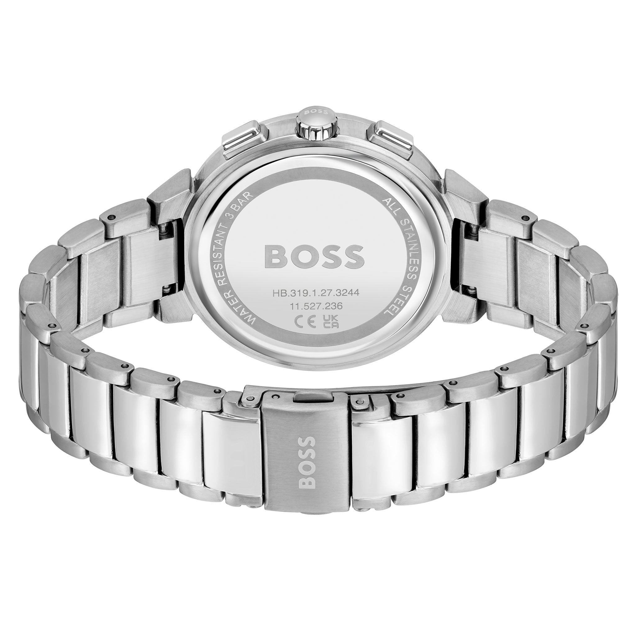 Hugo Boss Stainless Steel Gold Dial Multi-function Women's Watch - 1502676