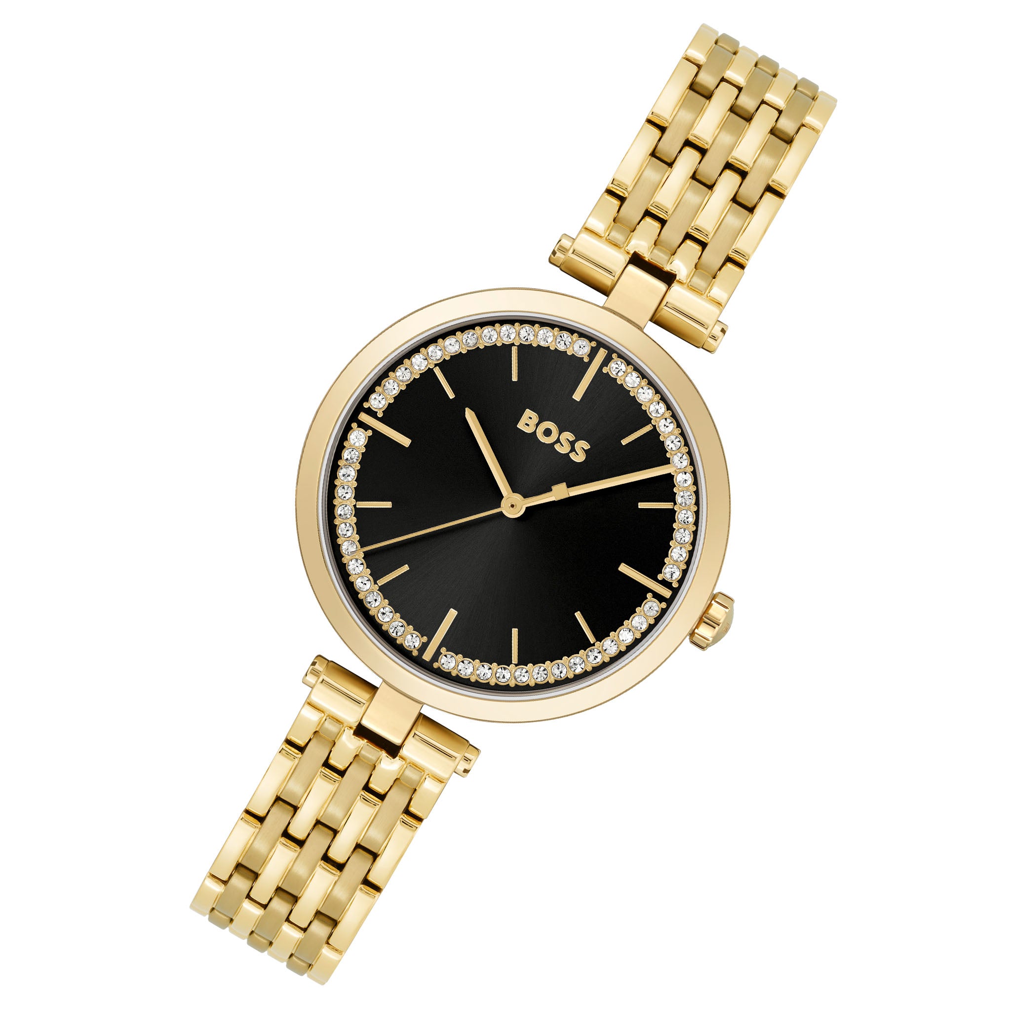 Hugo boss black and gold online watch