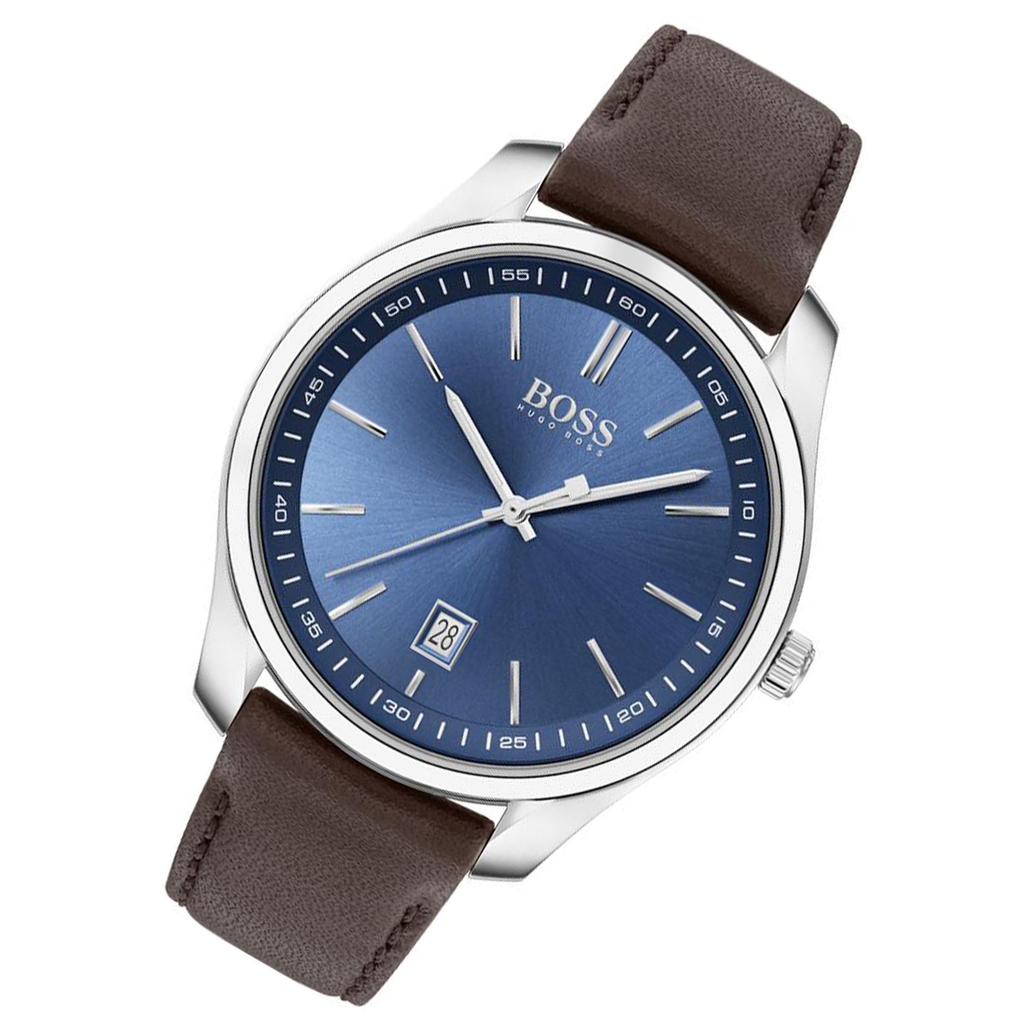 Hugo Boss Circuit Brown Leather Men's Watch - 1513728
