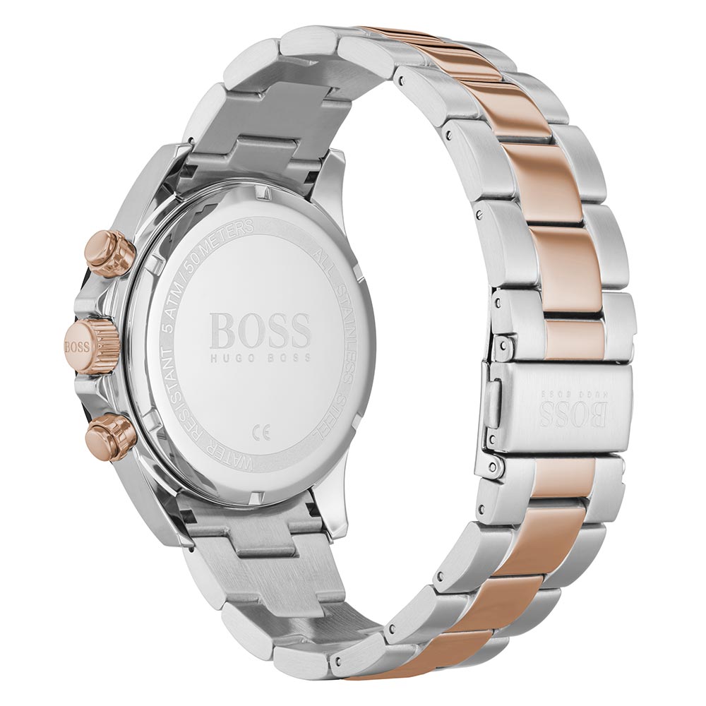 Hugo Boss Hero Two-Tone Steel Men's Chrono Watch - 1513757