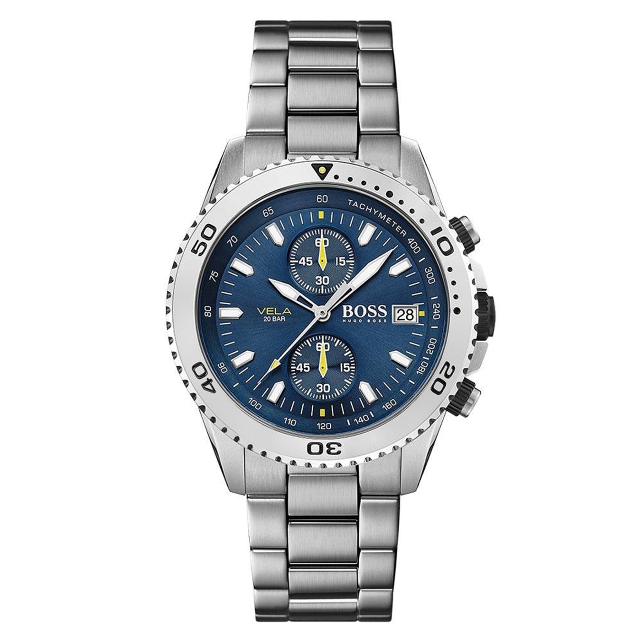 Hugo Boss Vela Stainless Steel Men's Watch - 1513775
