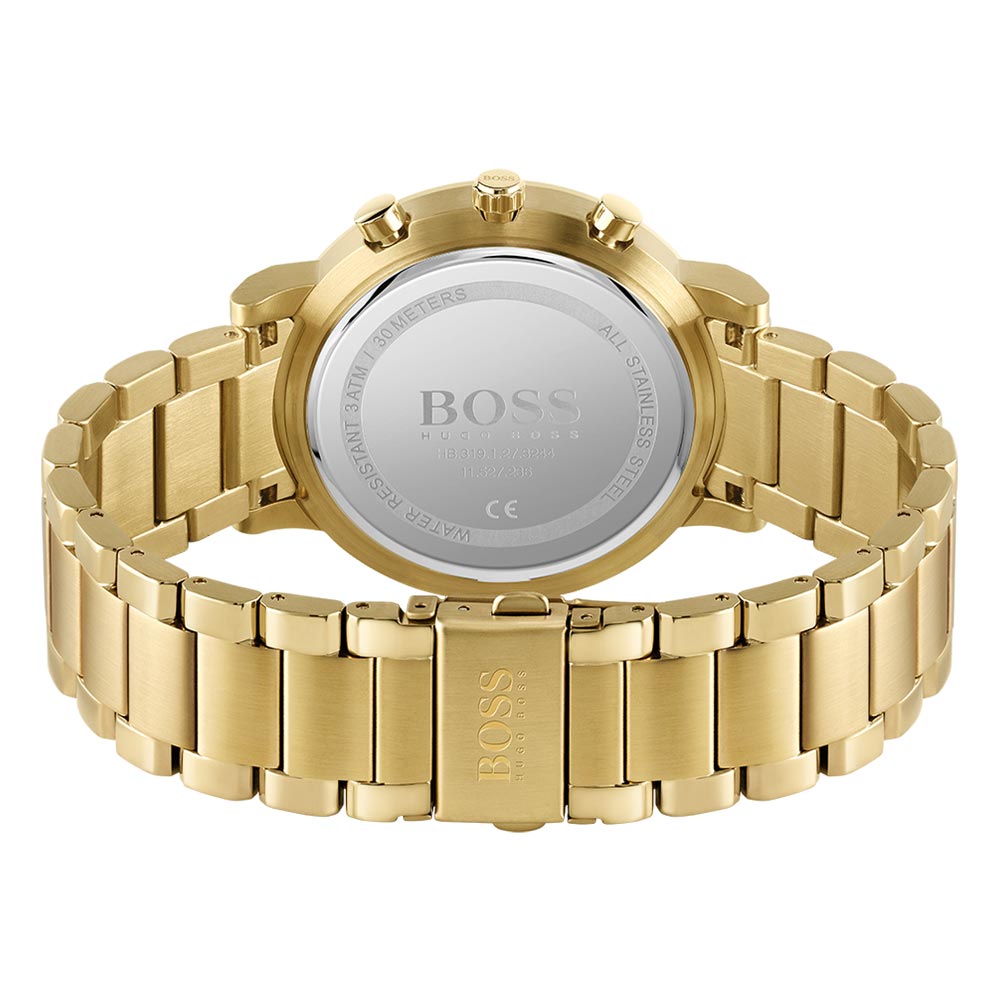 Hugo Boss Gold Steel Chrono Men's Watch - 1513781