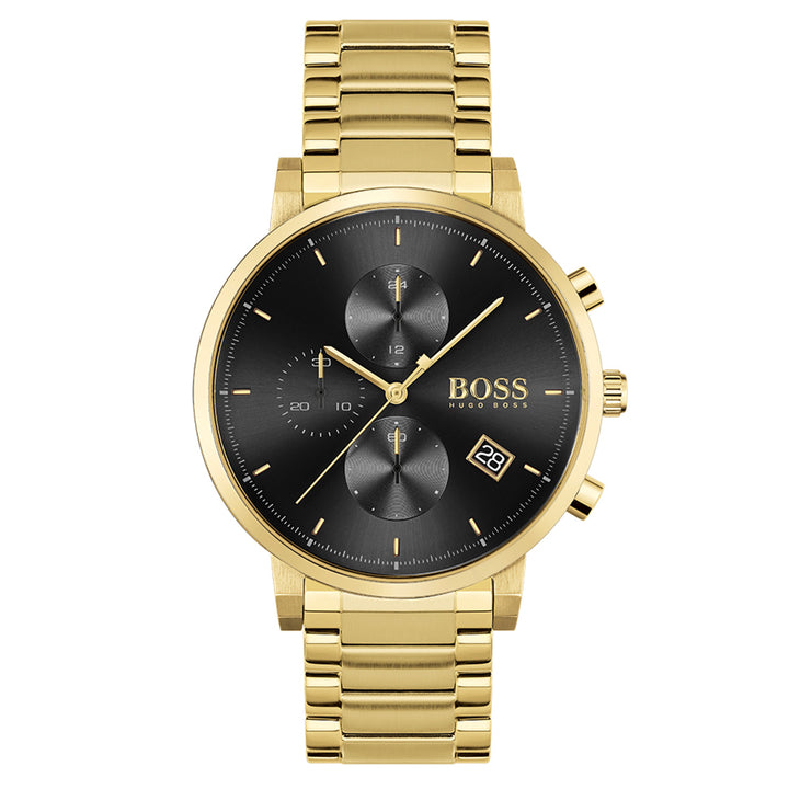 Hugo Boss Gold Steel Chrono Men's Watch - 1513781