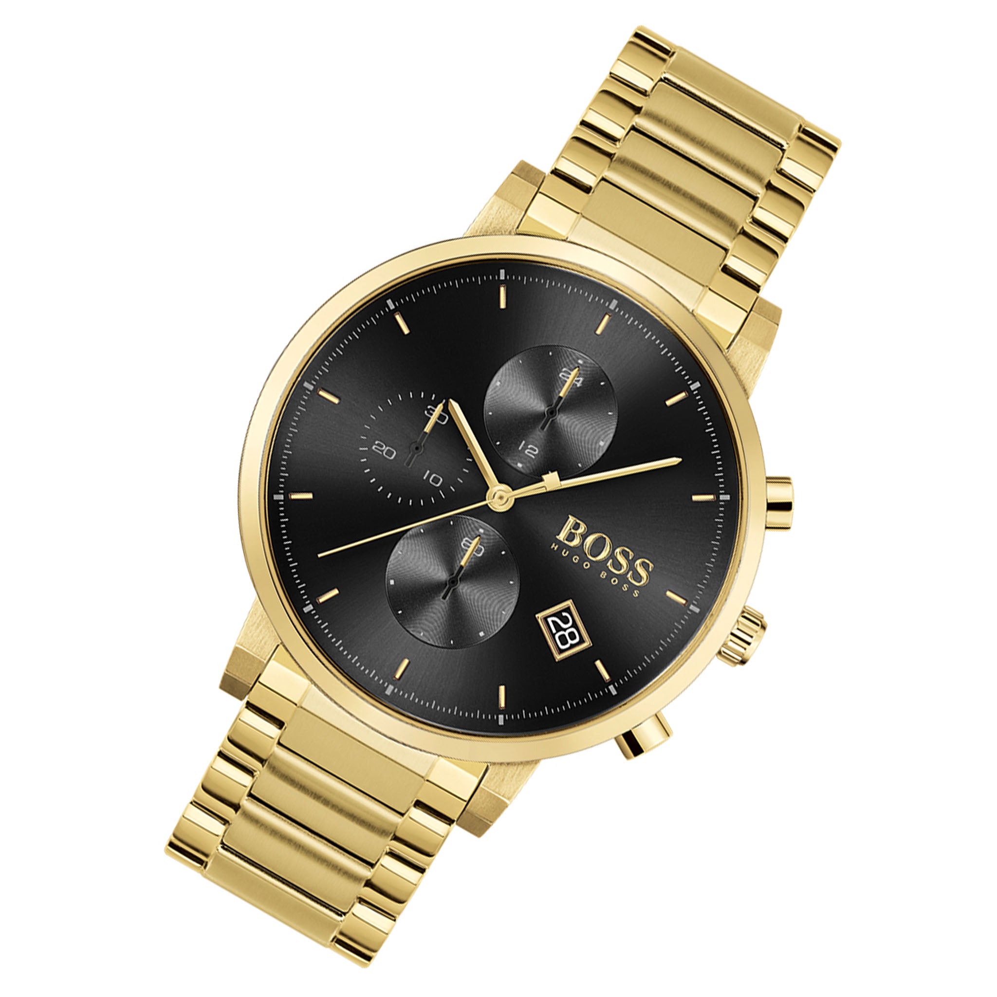 Hugo Boss Gold Steel Chrono Men's Watch - 1513781