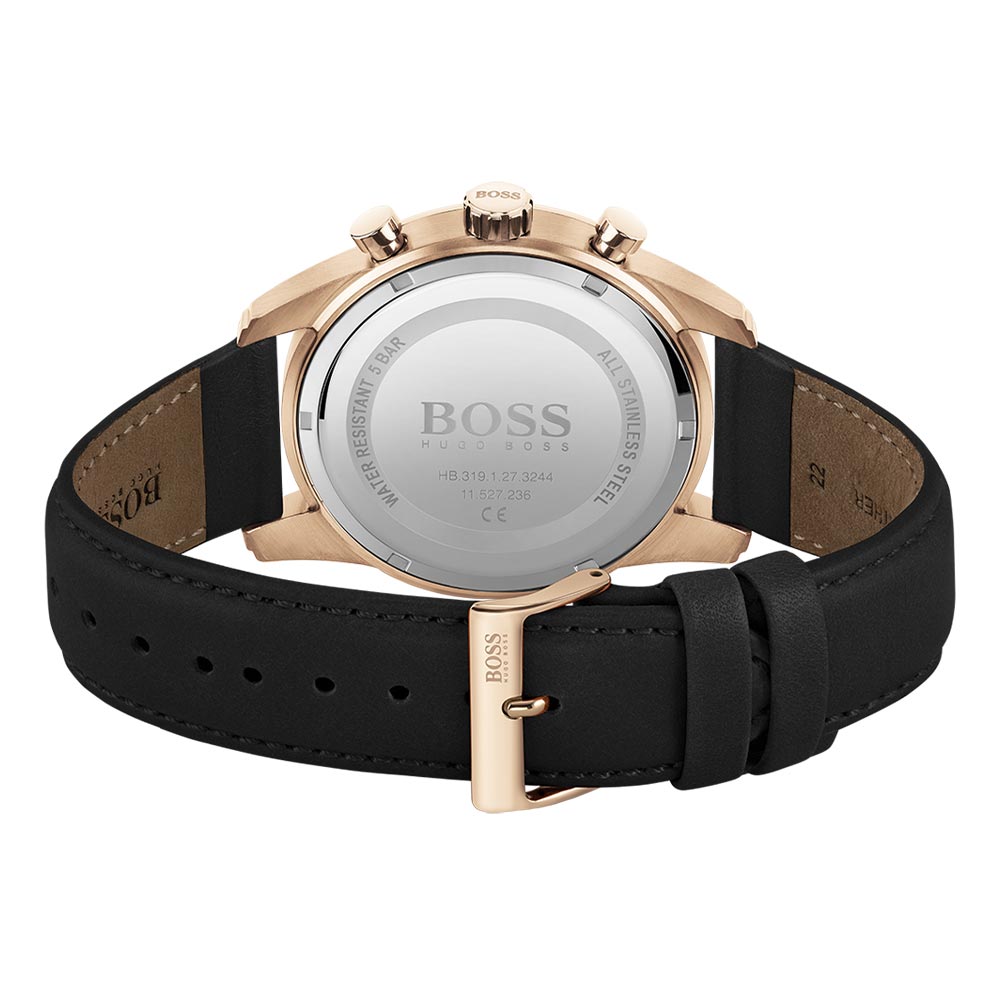 Hugo Boss Carnation Gold Steel Chrono Men's Watch - 1513783
