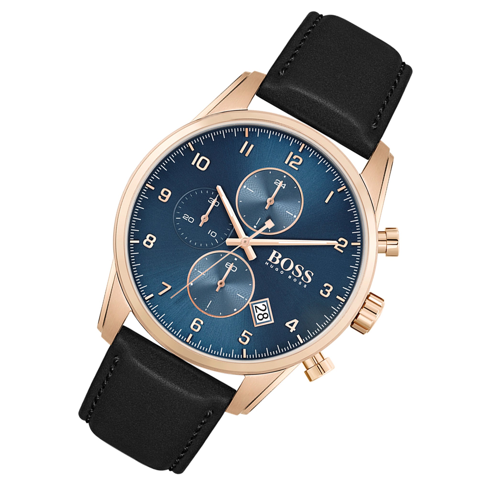 Hugo Boss Carnation Gold Steel Chrono Men's Watch - 1513783