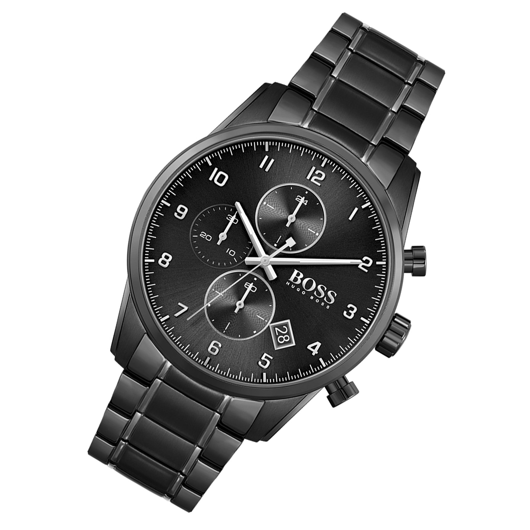 Hugo Boss Black Steel Chrono Men's Watch - 1513785
