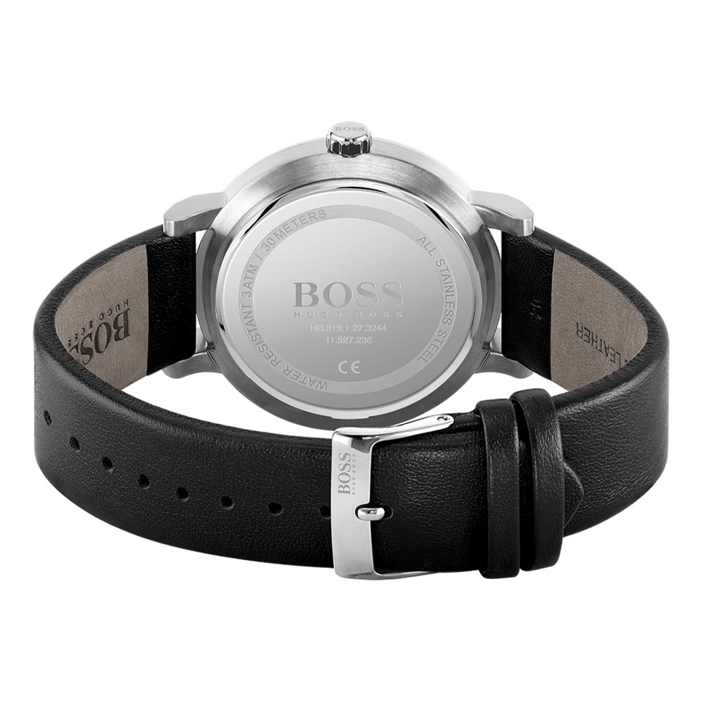 Hugo Boss Black Leather Men's Watch - 1513790