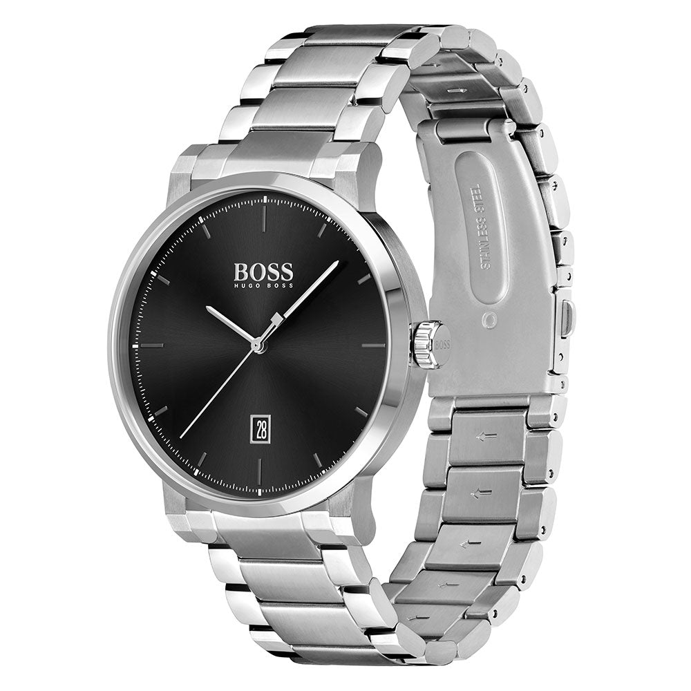 Hugo Boss Silver Steel Men's Watch - 1513792
