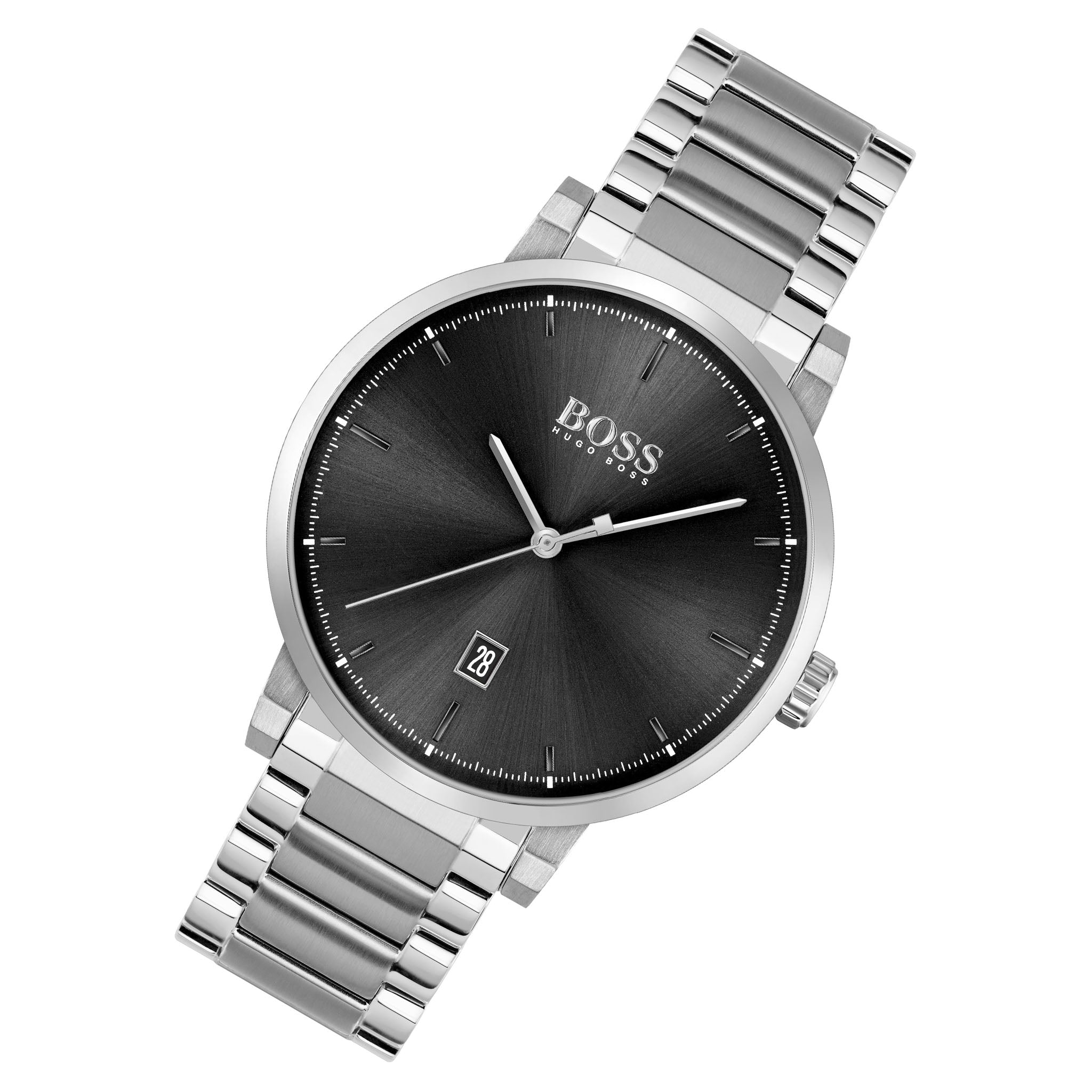 Hugo Boss Silver Steel Men's Watch - 1513792