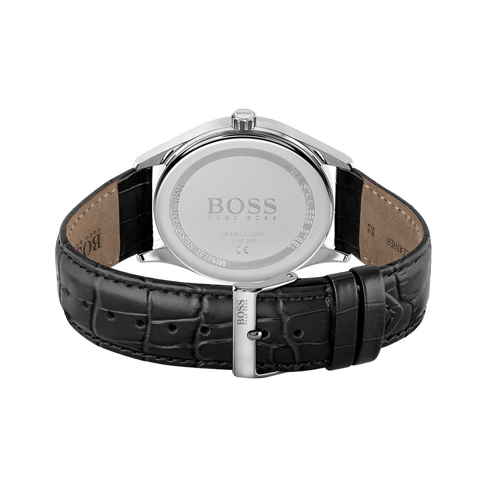 Hugo Boss Black Leather Men's Watch - 1513794